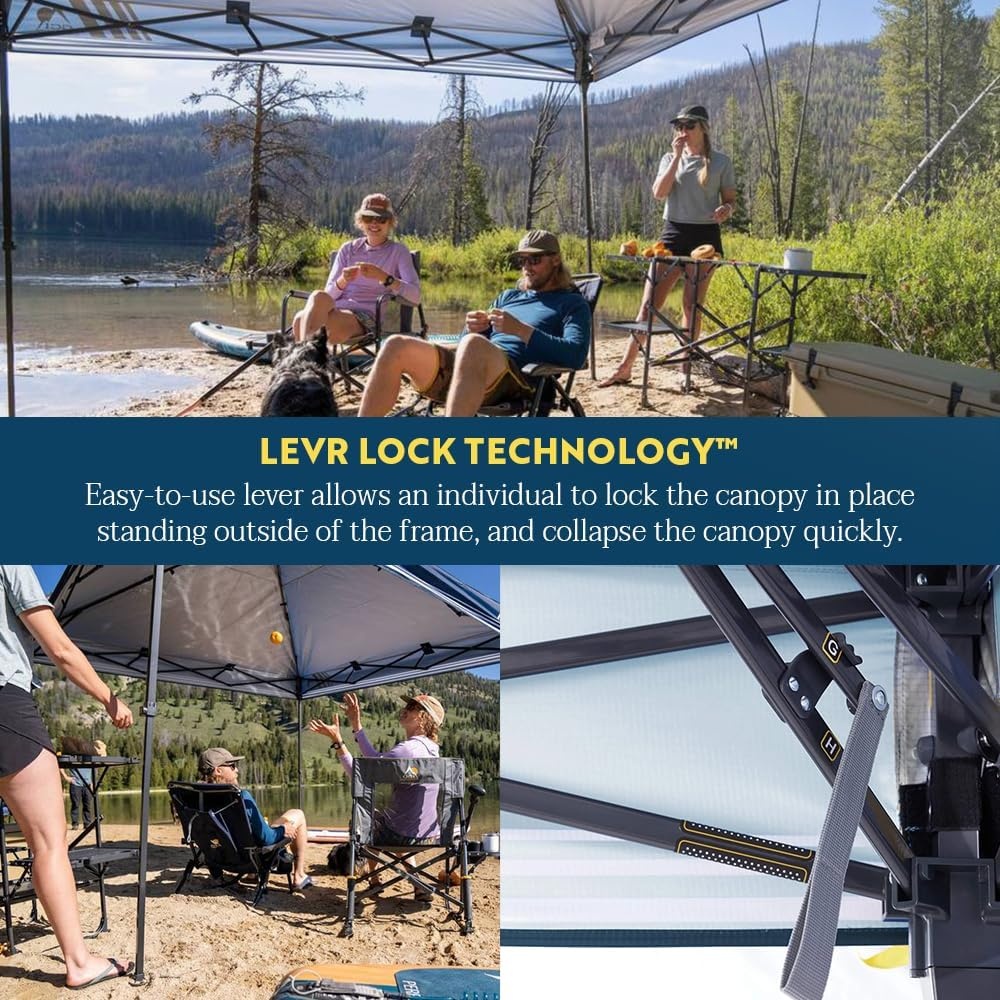 image:imageGCI Outdoor LevrUp Pop Up Canopy Tent 10x10 Mercury GrayNavy