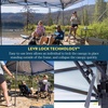 GCI Outdoor LevrUp Pop Up Canopy Tent, 10×10, Mercury Gray(Navy)