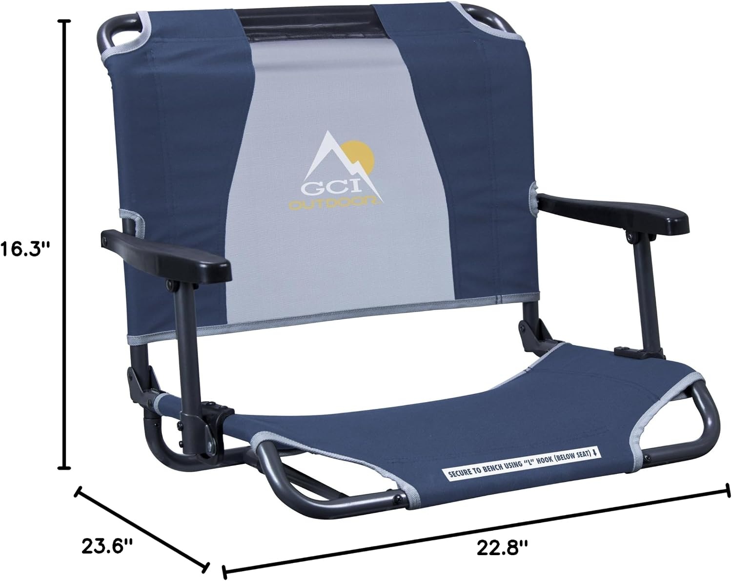 image:imageGCI Outdoor Comfort Chair and Stadium SeatNavy Blue