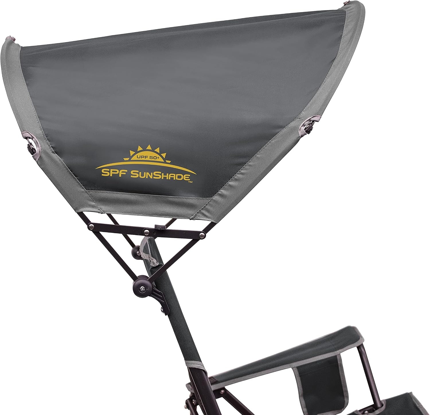 image:imageGCI Outdoor Comfort Pro Camping Chair Collapsible Folding Chair with Durable Armrests Drink Holder amp Portable Carry Bag Heathered RoyalGrey