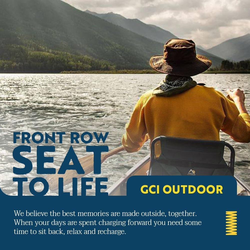 image:imageGCI Outdoor SitBacker Adjustable Canoe Seat with Back SupportBlack