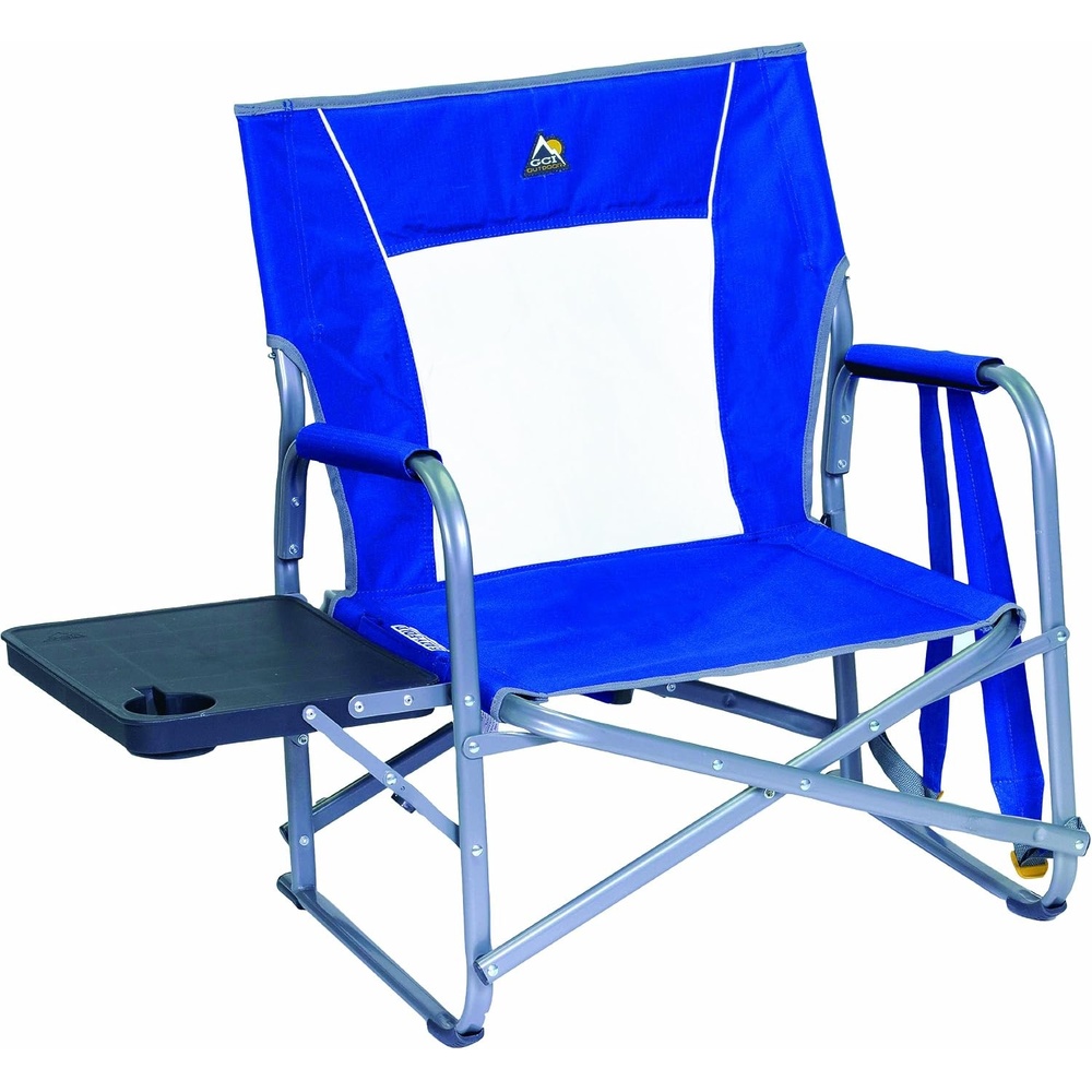 image:imageGCI Outdoor SlimFold Event Outdoor Folding Chair Camping Chair With Side TableRoyal Blue