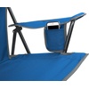 GCI Outdoor Comfort Pro Camping Chair | Collapsible Folding Chair with Durable Armrests, Drink Holder & Portable Carry Bag — Heathered Royal(Saybrook Royal Blue)