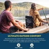 GCI Outdoor SitBacker Adjustable Canoe Seat with Back Support(Hunter Green)