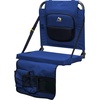 GCI Outdoor BleacherBack Lumbar Stadium Chair With Padded Backrest(Royal Blue)
