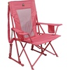 GCI Outdoor Comfort Pro Camping Chair | Collapsible Folding Chair with Durable Armrests, Drink Holder & Portable Carry Bag — Heathered Royal(Blush)