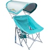 GCI Outdoor Waterside Pod Rocker Outdoor Rocking Chair with Sunshade Canopy(Pod Rocker with SunShade Beach)