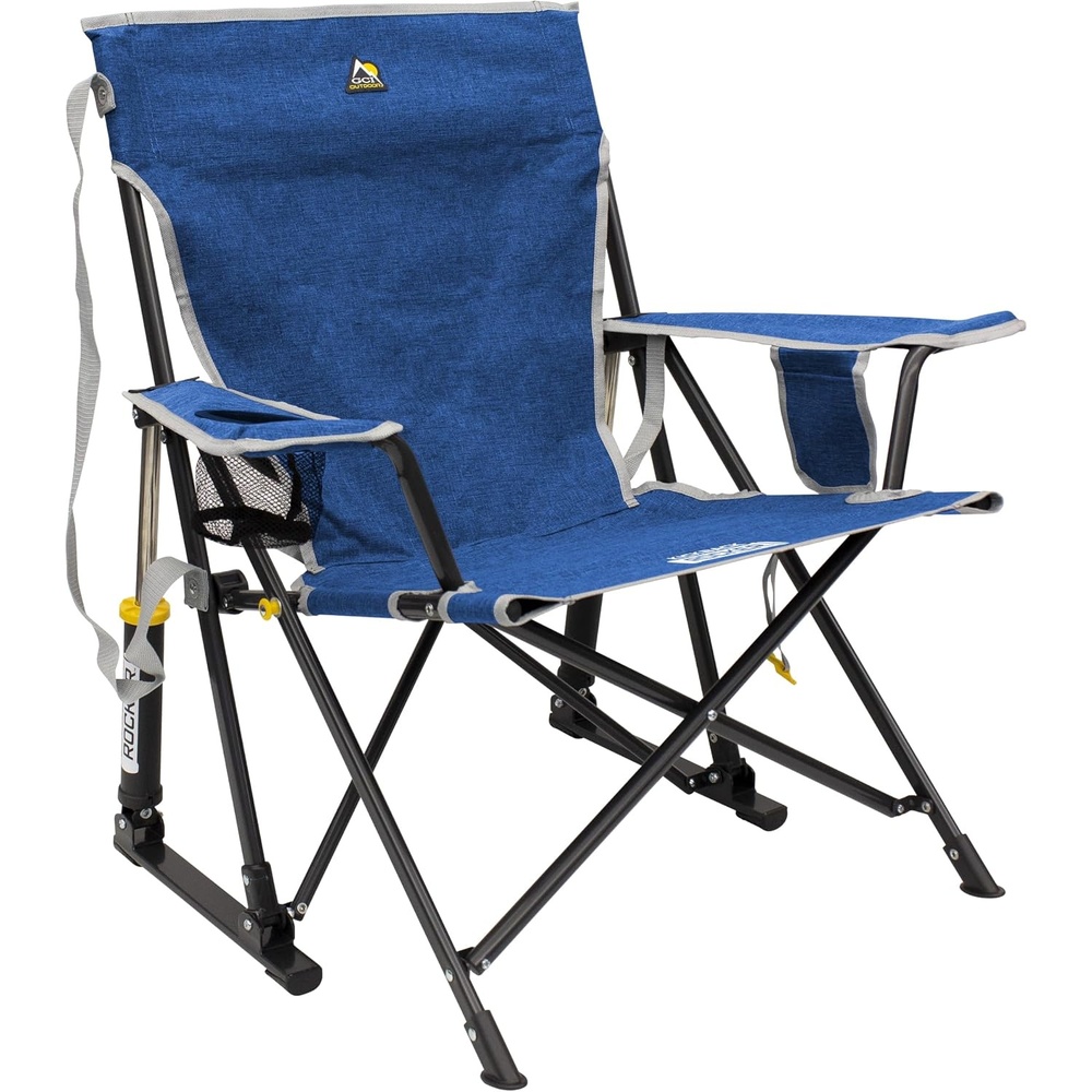 image:imageGCI Outdoor Kickback Rocker Camping Chair Indigo BlueHeathered Royal