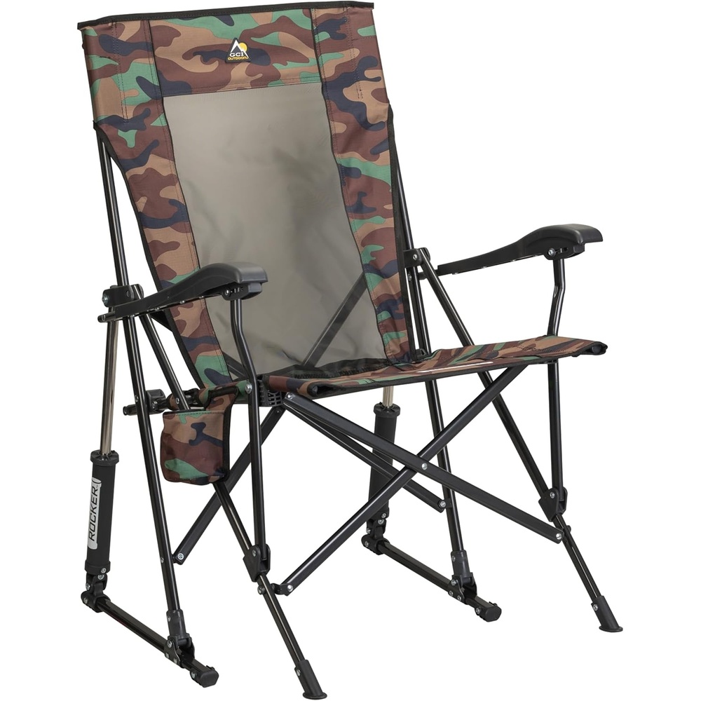 image:imageGCI Outdoor Roadtrip Rocker Portable Outdoor Rocking Chair with Beverage Holder