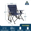 GCI Outdoor Kickback Rocker Camping Chair – Indigo Blue(Red)