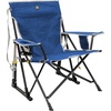 GCI Outdoor Kickback Rocker Camping Chair – Indigo Blue(Heathered Royal)