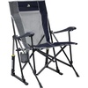 GCI Outdoor Roadtrip Rocker Collapsible Rocking Chair & Outdoor Camping Chair – Indigo
