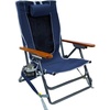 GCI Outdoor Wilderness Reclining Portable Backpack Chair(Indigo Blue)