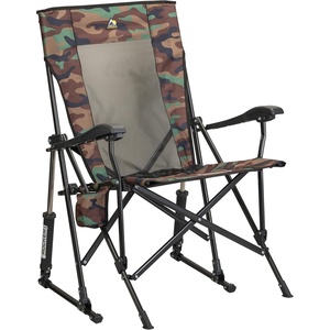 GCI Outdoor Roadtrip Rocker Portable Outdoor Rocking Chair with Beverage Holder