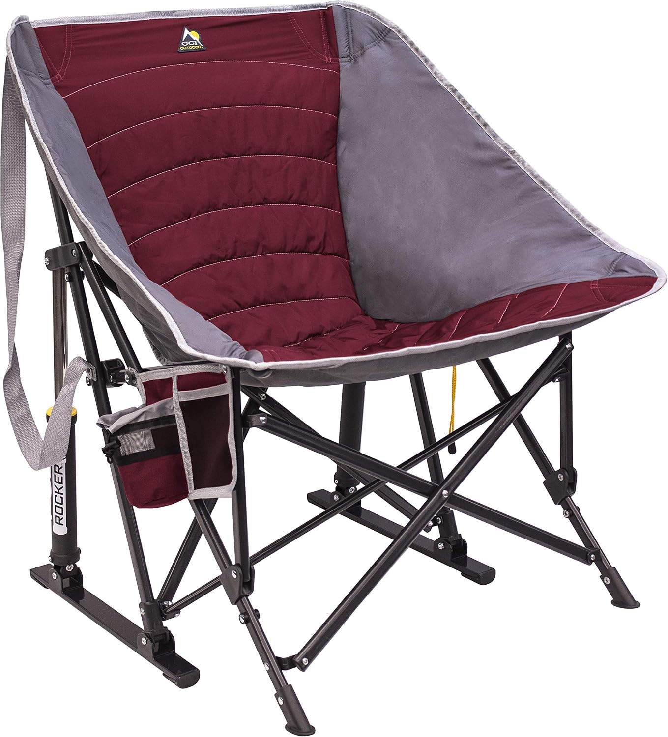 image:imageGCI Outdoor Pod Rocker Collapsible Rocking Chair amp Outdoor Camping Chair Indigo BlueRed