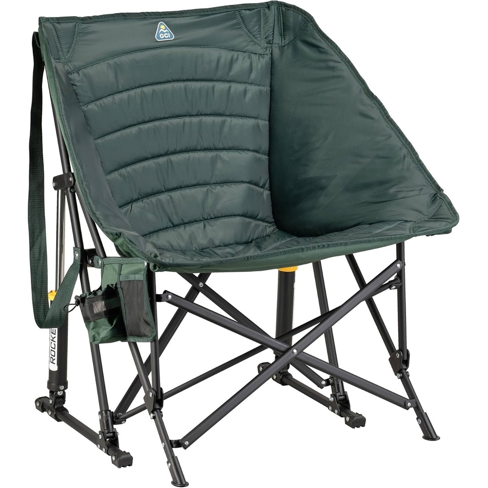image:imageGCI Outdoor Pod Rocker Collapsible Rocking Chair amp Outdoor Camping Chair Indigo BlueHunter