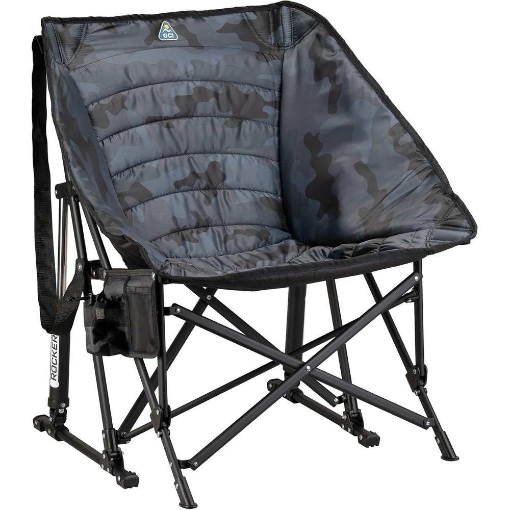 image:imageGCI Outdoor Pod Rocker Collapsible Rocking Chair amp Outdoor Camping Chair Indigo BlueStealth Camo