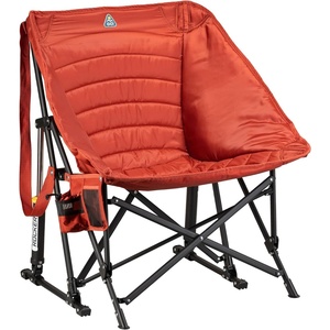 GCI Outdoor Pod Rocker Collapsible Rocking Chair & Outdoor Camping Chair, Indigo Blue(Terra)