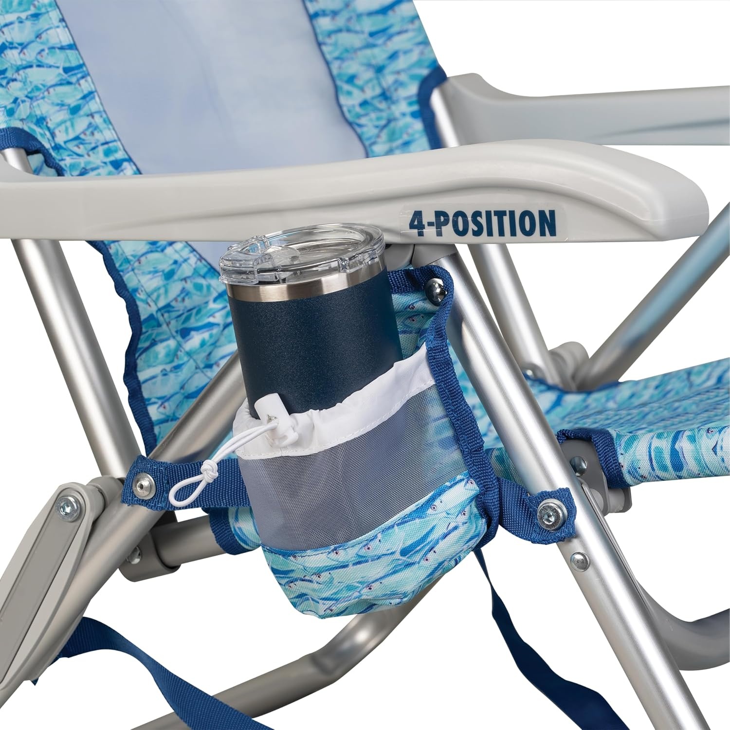 image:imageGCI Outdoor Backpack Beach Chair Reclining Folding Chair with Durable Armrests Drink Holder amp Carry Straps Perfect for Beach Trips amp Picnics Baitwall