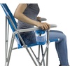 GCI Outdoor Sunshade Recliner Beach Chair | Collapsible Folding Canopy Shade Chair with Durable Armrests, Drink Holder & Portable Carry Bag, Perfect for Beach Trips & Picnics — Seafoam Green(Saybrook)