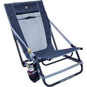 GCI Outdoor Everywhere Portable Hillside Chair, Mercury Gray(Midnight)