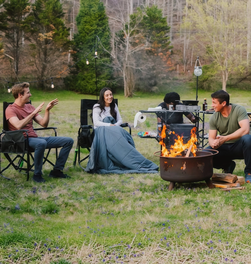 GCIOUTDOOR foldable outdoor chair and Camping Trips